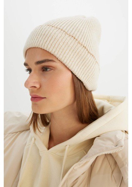 Kadın Basic Düz Örgü Bere C6640AX24WN