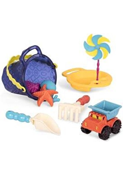 Plaj Seti 7 Parça Eğlenceli Oyunlar için 3+ Yaş Uygun Dayanıklı Plastik Malzeme fırsatları