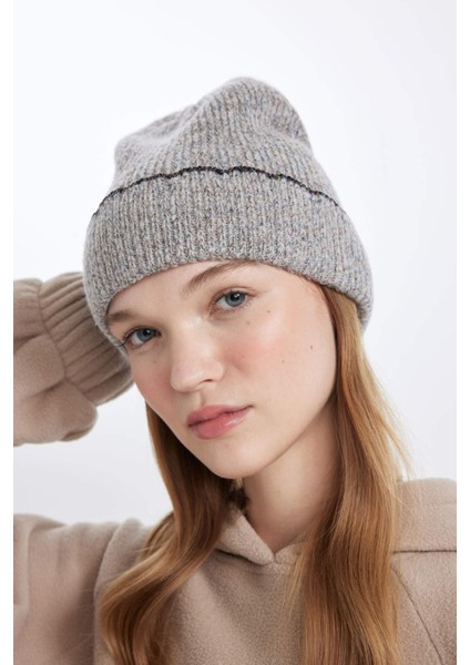 Kadın Basic Düz Örgü Bere C6640AX24WN