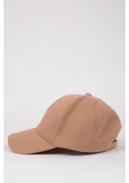 Kadın Nakışlı Dokuma Cap Şapka C6831AX24WN