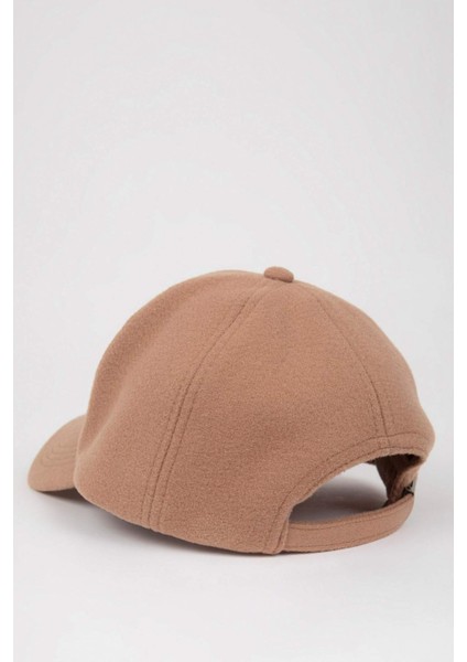 Kadın Nakışlı Dokuma Cap Şapka C6831AX24WN