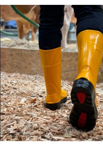 Boots Poliüretan Soğuğa Dayanıklı Kısa Çelik Burunlu Sarı Çizme fiyatları