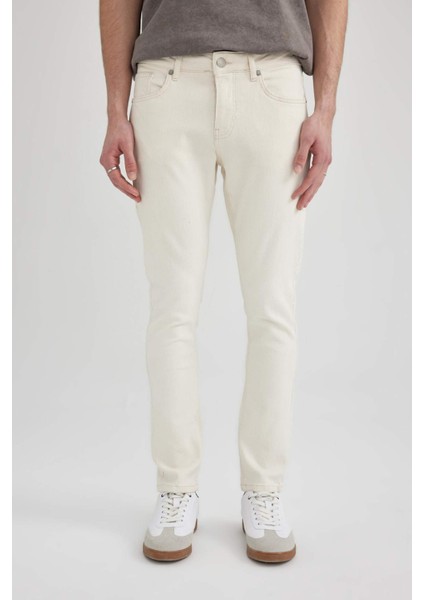 Carlo Skinny Fit Ekstra Dar Kalıp Normal Bel Ekstra Dar Paça Jean Pantolon C6025AX24SM