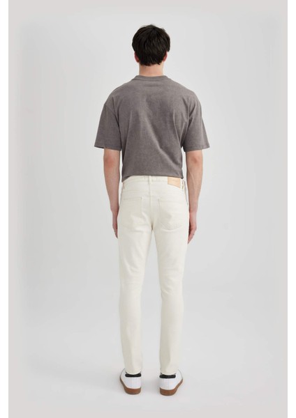 Carlo Skinny Fit Ekstra Dar Kalıp Normal Bel Ekstra Dar Paça Jean Pantolon C6025AX24SM