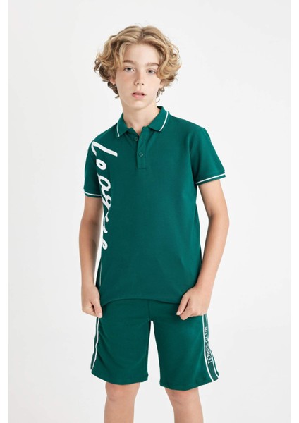 Erkek Çocuk Pike Kısa Kollu Polo Tişört