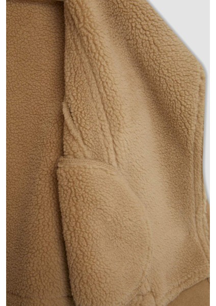 Kız Çocuk Ceket Yaka Pelüş Astar Mont C4980A824AU