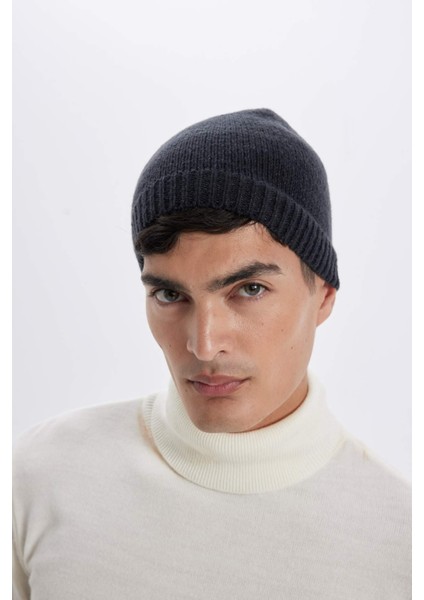 Erkek Basic Düz Örme Bere C7138AX24WN