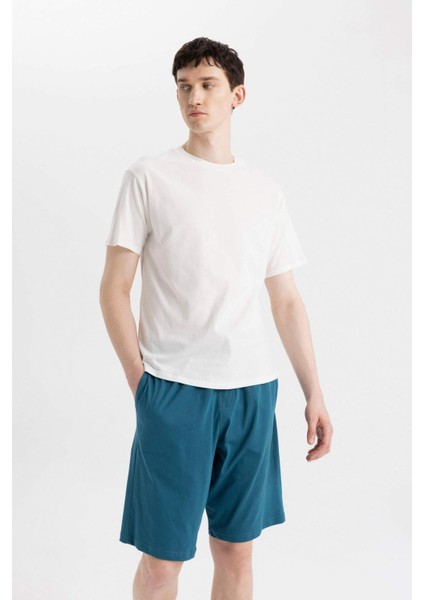 Regular Fit Cepli Şort Pijama Altı Z6848AZ24SM