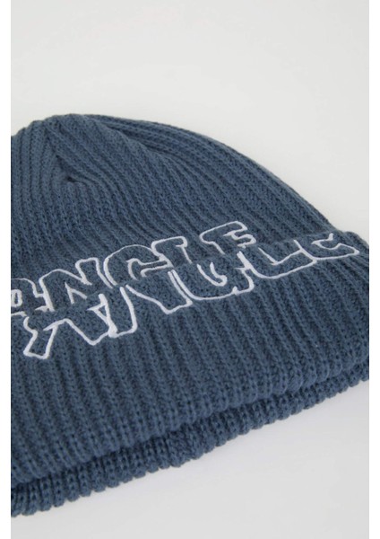 Erkek Nakışlı Bere C7137AX24WN