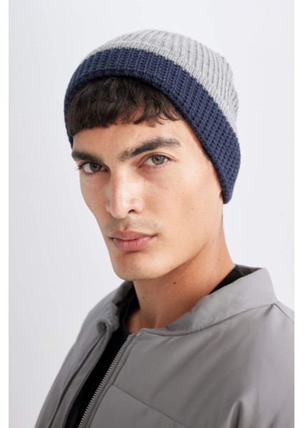 Erkek Çizgili Bere C7141AX24WN