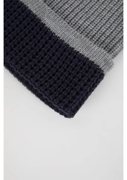 Erkek Çizgili Bere C7141AX24WN