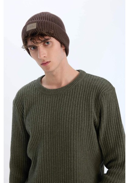 Erkek Etiket Baskılı Bere C7149AX24WN