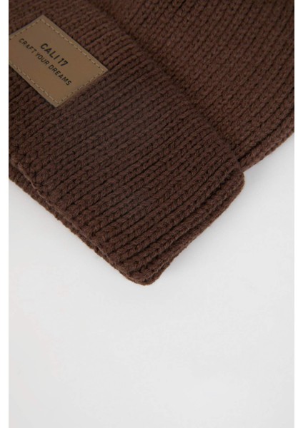 Erkek Etiket Baskılı Bere C7149AX24WN