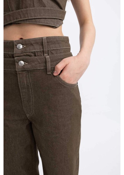 90's Wide Leg Yüksek Bel Geniş Bol Paça Uzun Jean Pantolon C4771AX24SP