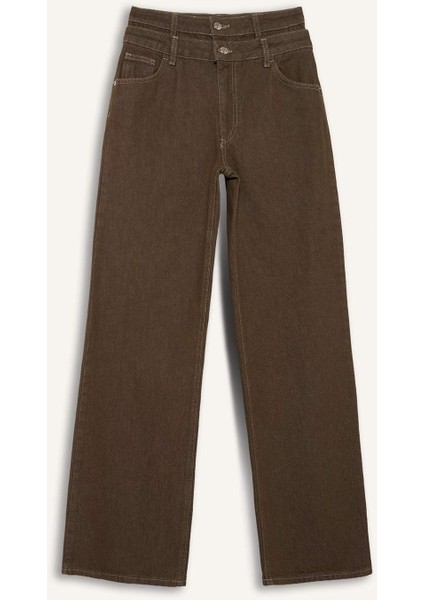 90's Wide Leg Yüksek Bel Geniş Bol Paça Uzun Jean Pantolon C4771AX24SP