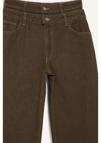 90's Wide Leg Yüksek Bel Geniş Bol Paça Uzun Jean Pantolon C4771AX24SP