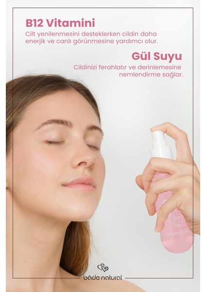 Beauty Vitamist B12 Vitamini Gül Yüz Spreyi Canlandırıcı Etki 100 ml Tüm Cilt Tipleri İçin fiyatları