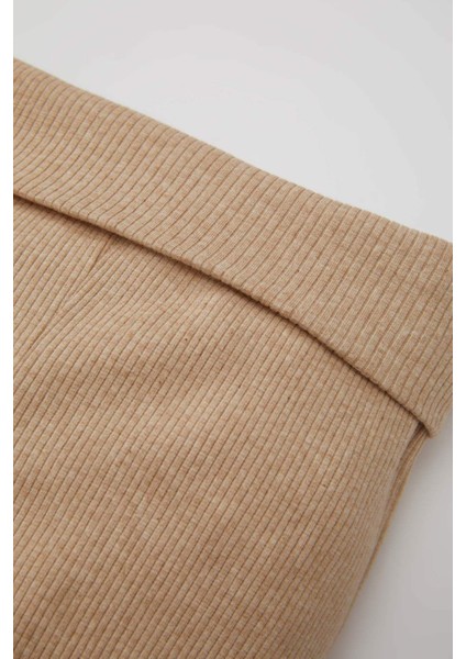 Erkek Bebek 3'lü Takım Fitilli Kaşkorse Çıtçıtlı Kısa Kollu Body Alt Fular