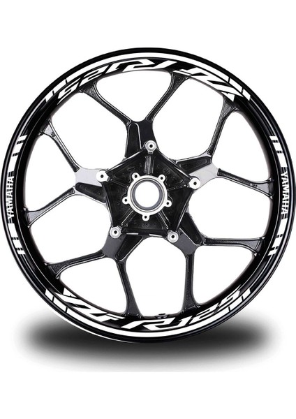 Turuncu Yamaha mt 09 Takım Jant Sticker Etiket