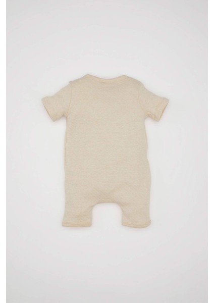 Kız Bebek Yenidoğan Kısa Kollu Tulum C5086A524SM