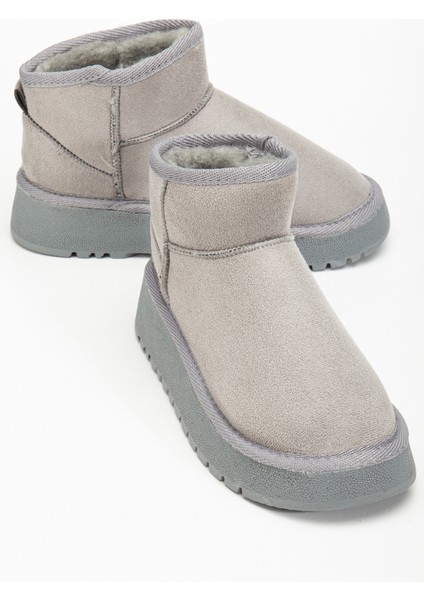 Viola Kalın Taban Bilek Boy Ugg Leopar fırsatları