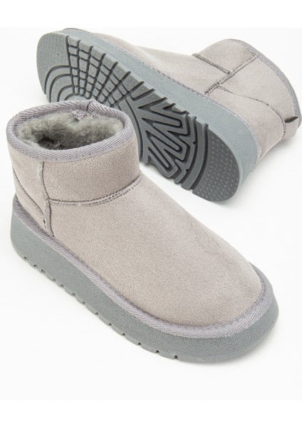 Viola Kalın Taban Bilek Boy Ugg Leopar indirimleri