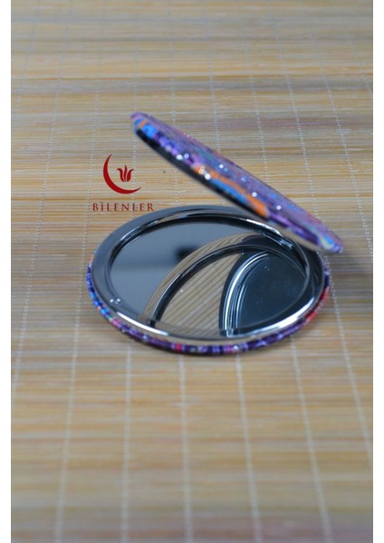 Cep Çanta Aynası,makyaj Aynası Etnik Desenli Dikdörtgen 6,5x8,5cm fırsatları