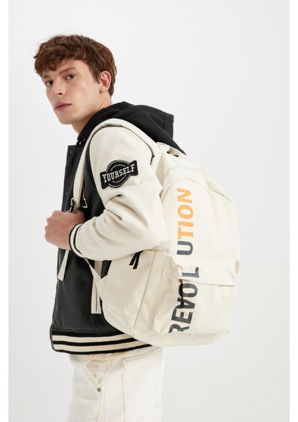 Unisex Baskılı Okul Sırt Çantası C5737AXNS