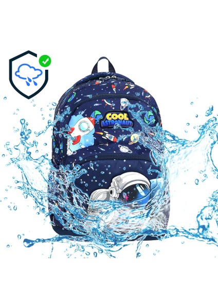Ultra Lüks Erkek Çocuk Ortopedik Su Geçirmez Astronot İlkokul Çantası Termal Beslenme Ve Kalemlik indirimleri