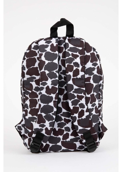 Kadın Leopar Desenli Okul Sırt Çantası C5603AXNS