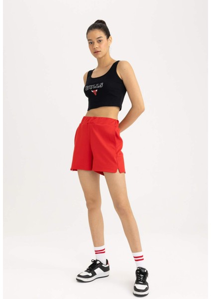 Oversize Geniş Kalıp Sporcu Şort B8975AX24SM