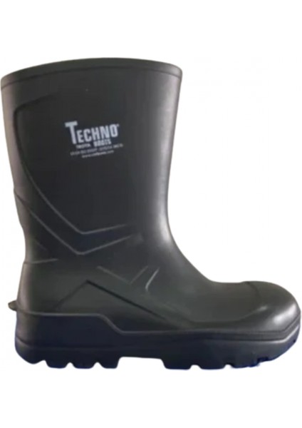 Boots Poliüretan Soğuğa Dayanıklı Kısa Çelik Burunlu Yeşil Çizme modelleri