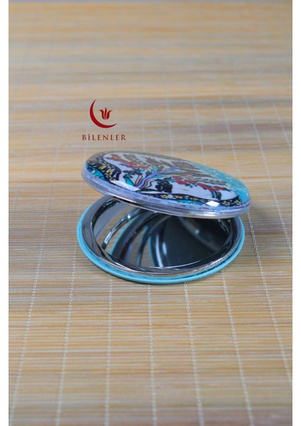 Cep Çanta Aynası,makyaj Aynası Etnik Desenli Dikdörtgen 6,5x8,5cm fırsatları