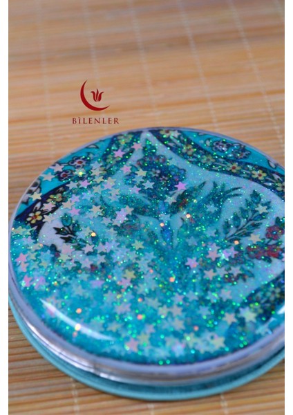 Cep Çanta Aynası,makyaj Aynası Etnik Desenli Dikdörtgen 6,5x8,5cm indirimleri