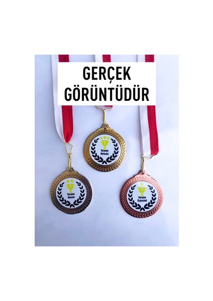 Kişiye Özel Gold Gümüş Bronz Birincilik Ikincilik Üçüncülük Madalya Seti fiyatları