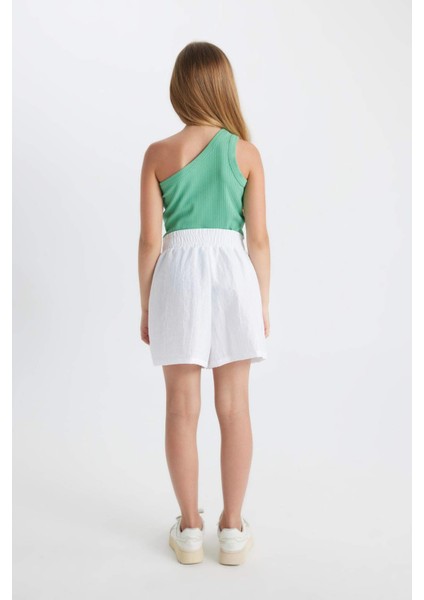 Kız Çocuk Baskılı Şort