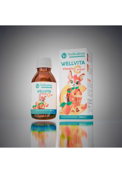 Wellvita Vitamin C Şurubu 150 ml – Çocuklar Için Güçlendirici Takviye