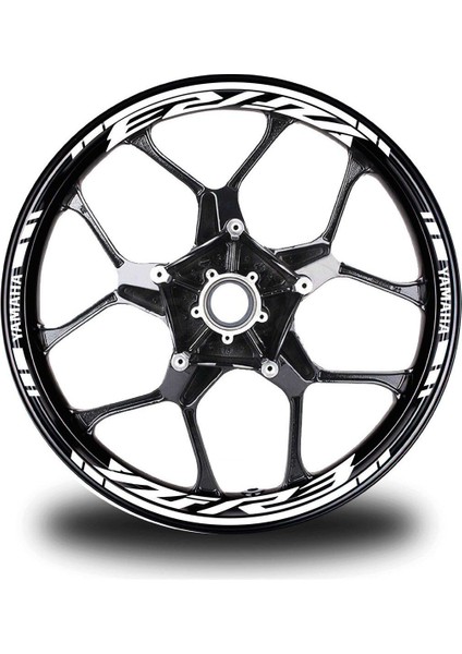 Beyaz Yamaha Yzf R3 Takım Jant Sticker Etiket