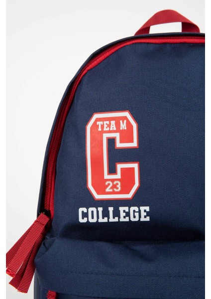 Unisex Çocuk Baskılı Oxford Okul Sırt Çantası C5542A8NS