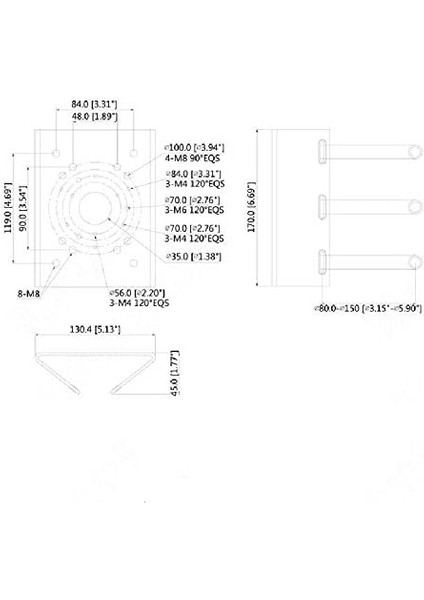 DH-PFA150 Kamera Direk Montaj Ayağı fiyatları