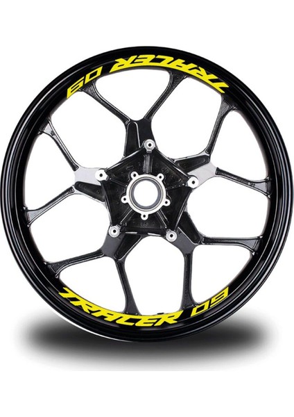 Tracer-07 Yazılı 8li Jant Içi Yazı Sticker Etiket