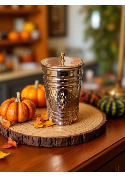 - Kapaklı Saf Bakır Baharatlık – 14 cm Yükseklik, 10 cm Çap, 339 gr Ağırlık, Kalaylı Iç Yüzey, Kahramanmaraş El Işçiliği El Dövmesi Geleneksel Mutfak Aksesuarı modelleri