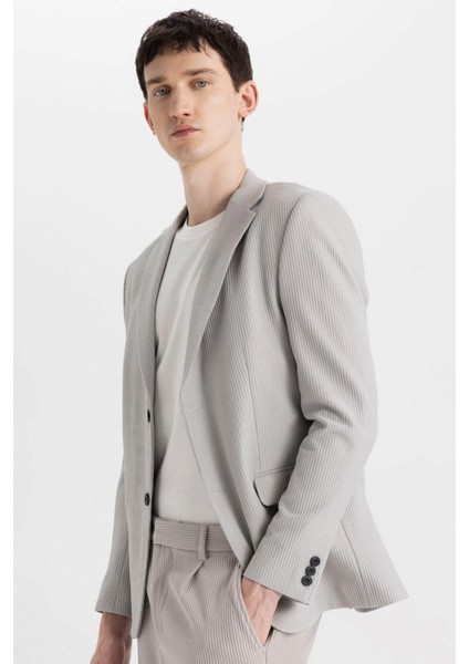 Modern Fit Düğmelı Astarlı Blazer Ceket C5988AX24SP