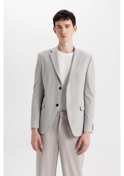 Modern Fit Düğmelı Astarlı Blazer Ceket C5988AX24SP