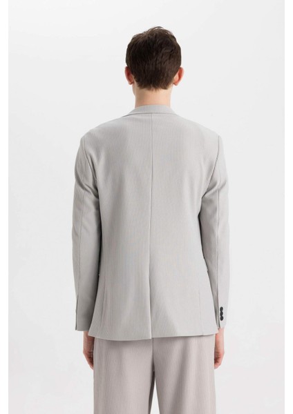 Modern Fit Düğmelı Astarlı Blazer Ceket C5988AX24SP