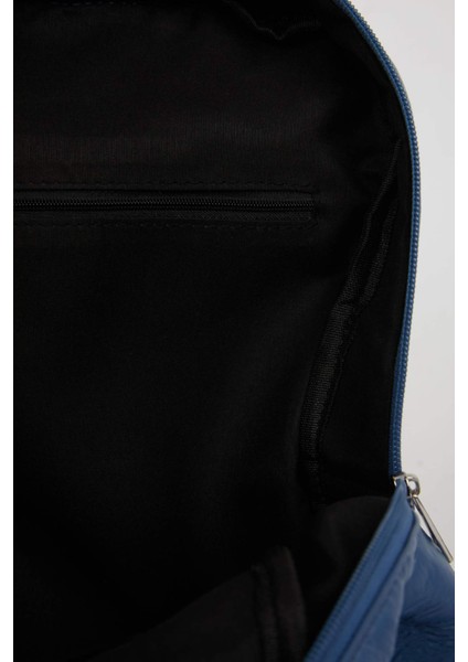 Unisex Suni Deri Okul Sırt Çantası C5606AXNS