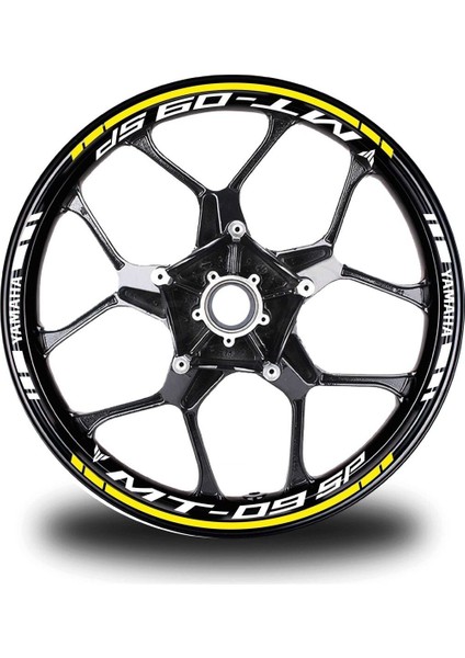 Gri Honda Rrr Takım Jant Sticker Etiket