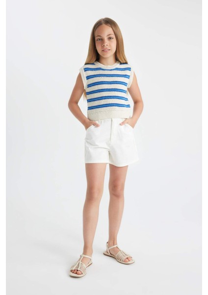 Kız Çocuk Pamuklu Şort