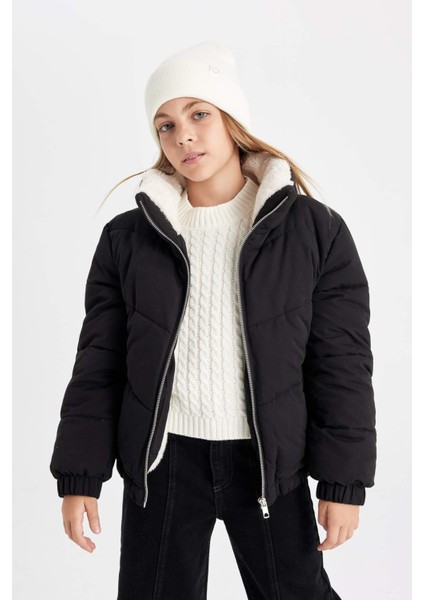 Kız Çocuk Pelüş Astar Şişme Mont C5390A824WN