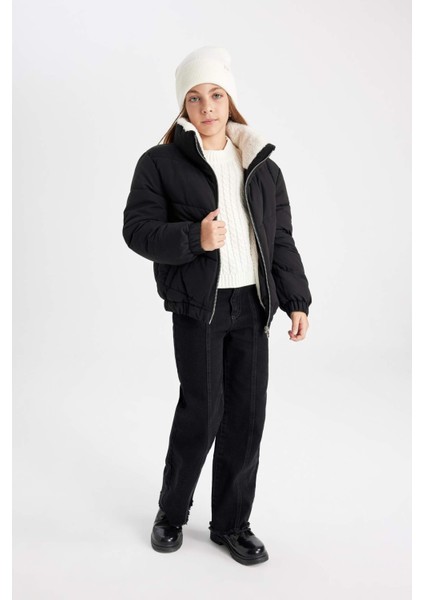 Kız Çocuk Pelüş Astar Şişme Mont C5390A824WN